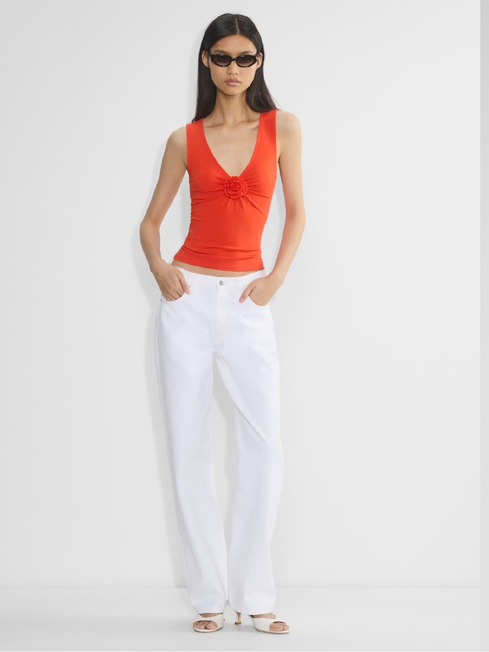 Aritzia Wilfred GoodLux Bloom Top